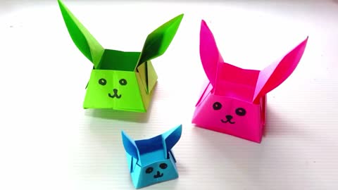 Origami - How to Make Little Bunny