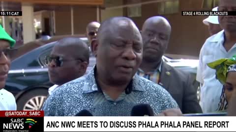 President Cyril Ramaphosa says NEC to make a decision on the Phala Phala report