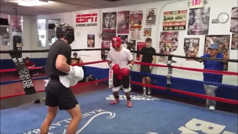 Teofimo Lopez Sparring Rolly Romero in 2017