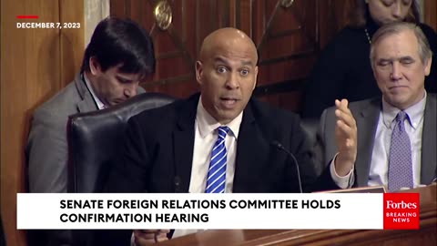 Cory Booker Discusses Africa's 'Youth Bubble' And Importance Of Partnership With African Nations