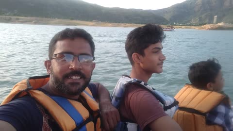 Boating at #khanpurdam