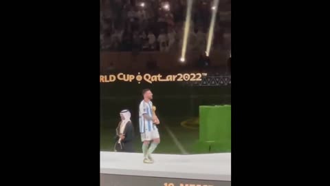 Lionel Messi and Mbappe taunts each other during World cup Final