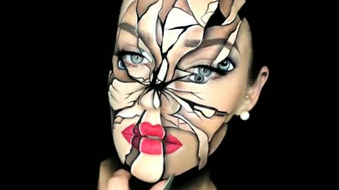 Creative makeup. Ideas. Part 2