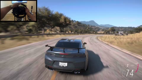 Camaro ZL1 - Forza Horizon 5 | Thrustmaster TX Steering Wheel Gameplay