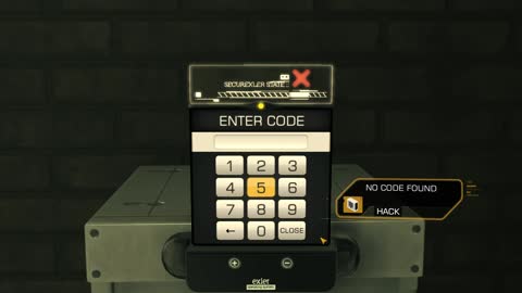 Deus Ex Human Revolution DMPD Storage Unit Safe Code