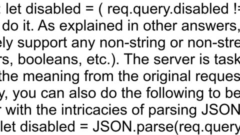 Make postman query param type of boolean