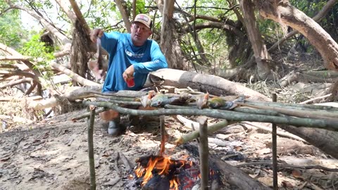 REAL Survival Food in the Middle of a Remote Jungle! {Catch Clean Cook} Rewa, Guyana
