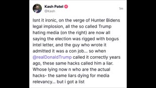 Kash Patel - Ironic