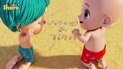 Beach Song _ BabaSharo TV _ Nursery Rhymes & Kids Songs