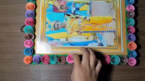 How to make cardboard photo frame easy photo frame kese banate hain @sweetcraftgallery4958