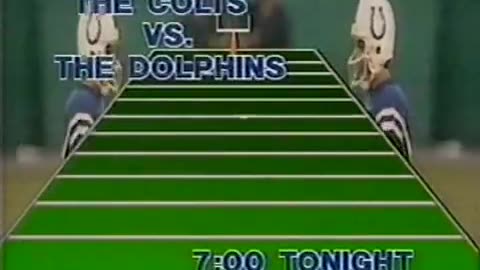 August 4, 1984 - Promo for Indianapolis Colts/Miami Dolphins Preseason Game