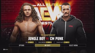 MATCH 211 JUNGLE BOY VS CM PUNK WITH COMMENTARY