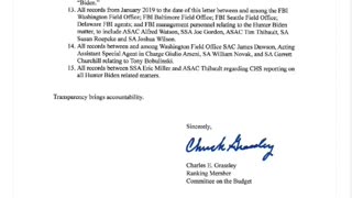 📪 GRASSLEY LETTER US SENATE