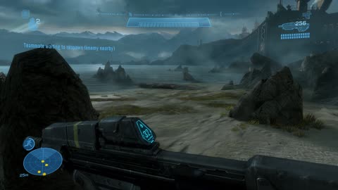 Halo Reach Beach Landing and raid (Long Night of Solace Mission)