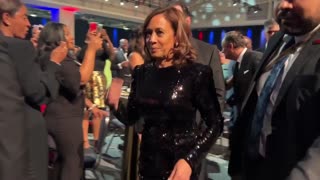 Kamala Harris Gets Confronted On Racist Hurricane Relief Based On Equity, She Ignores, Walks Away