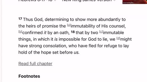 DAY 126: DON'T AVOID THE IMPOSSIBLE (Matthew 14:16) God's Promises and Oaths are "UNCHANGING"