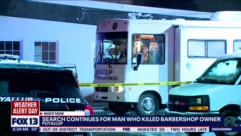 Search continues for suspect who killed barbershop owner FOX 13 Seattle
