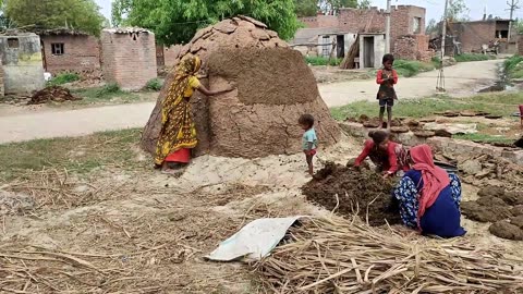 Village Natural Life Style In India Uttar Pradesh | Rural Life India | Farmer Life Style In UP