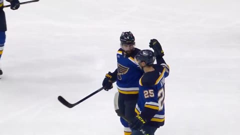 St. Louis Blues - He really Leddy that fly.