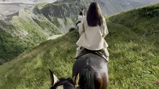 Horse Ride With Beautiful Mountain Views