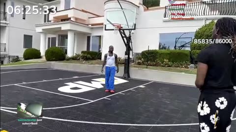 Kai Cenat vs Offset Basketball 1v1!