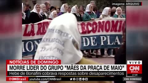 Argentina que fundou o grupo das Mães da Praça de Maio morre aos 93 anos | CNN DOMINGO