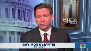 DeSantis Defends DUE PROCESS in Gun Battle with Meet The Press!