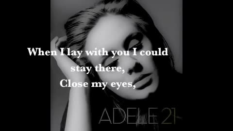 Adele- someonelike you