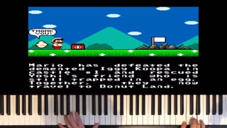 Super Mario World Castle Theme and Boss Battle on Piano