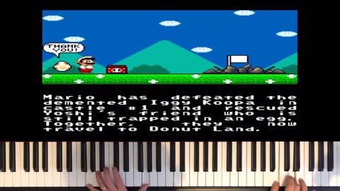 Super Mario World Castle Theme and Boss Battle on Piano