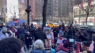 Protesters Surround Pfizer HQ in NYC to Demand Nuremberg-Style Tribunals