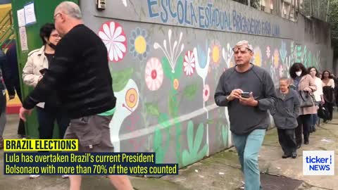 Brazil presidential election headed for a run-off vote | TICKER NEWS