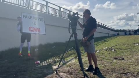 CNN Broadcast Interrupted by Hero