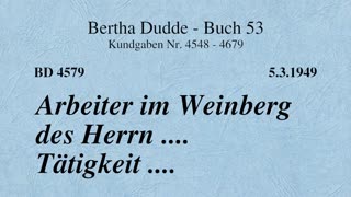 BD 4579 - ARBEITER IM WEINBERG DES HERRN .... TÄTIGKEIT ....