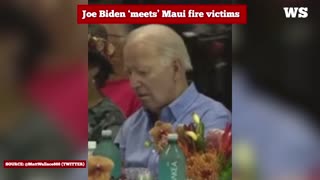 Joe Biden just fell asleep in the middle of his meeting