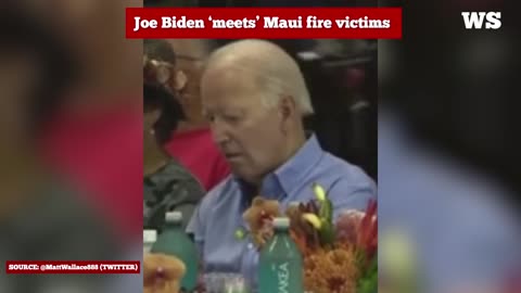 Joe Biden just fell asleep in the middle of his meeting