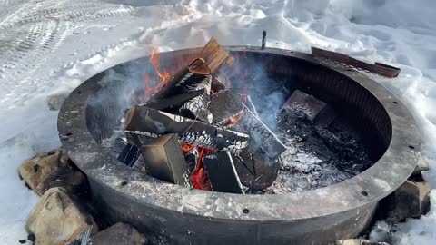 Alaska fire pit time
