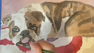 Paint a Bulldog in a minute!