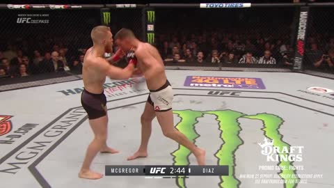 Nate Diaz finishing Conor McGregor FREE FIGHT UFC 279