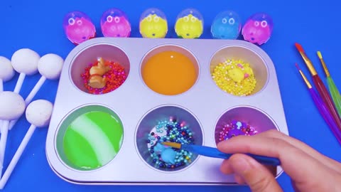 Satisfying Video l How To Make Fish Lollipop Candy with Playdoh Cutting ASMR #143 CraftBox