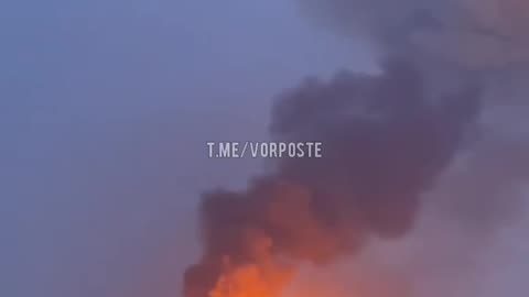 Video with the best angle with explosions in Khmelnitsky.