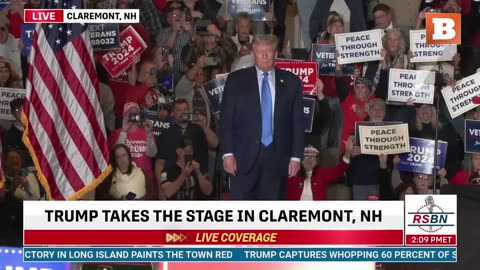 LIVE: Donald Trump Delivering Remarks in Claremont, NH...