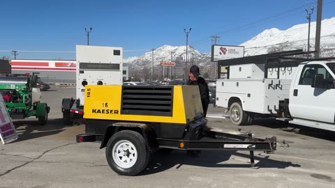 Air Compressor 2013 Kaeser M50 Portable Trailer Mounted Rotary Screw