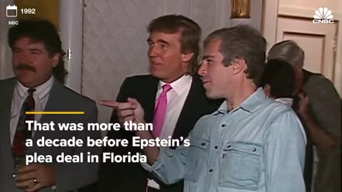 Trump partying with Jeffrey Epstein in 1992