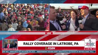 Doug & Rebecca Mastriano Interview: Save America Rally in Latrobe, PA - 11/5/22