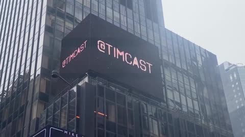 Taylor Lorenz SHREDED In Times Square Billboard