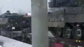 2023-01-24 Germania . carri Leopard-2 su un treno diretto a EST