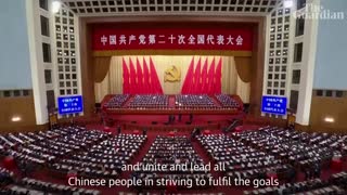 China_ Xi Jinping passes constitution amendment as Hu Jintao escorted out