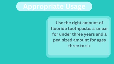 Children's Fluoride Toothpaste - Benefits and Risks