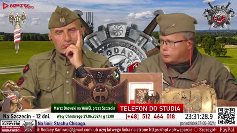 Na Szczecin - 12 dni. 17.06.2024r. Wojciech Olszański, Marcin Osadowski NPTV.pl Rodacy Kamraci